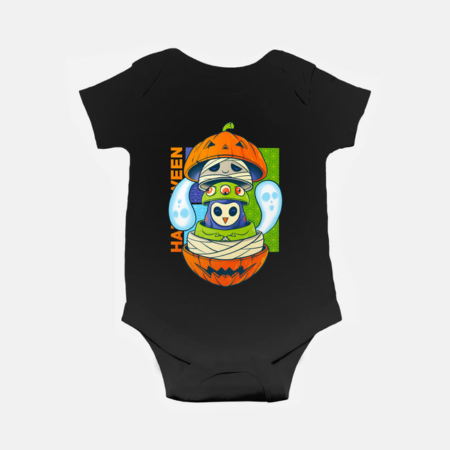 Spooky Doll-Baby-Basic-Onesie-spoilerinc