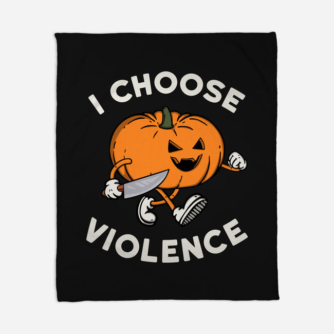 Pumpkin Violence-None-Fleece-Blanket-Melonseta