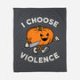 Pumpkin Violence-None-Fleece-Blanket-Melonseta