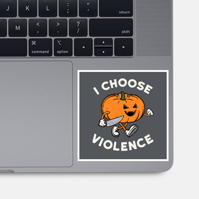 Pumpkin Violence-None-Glossy-Sticker-Melonseta