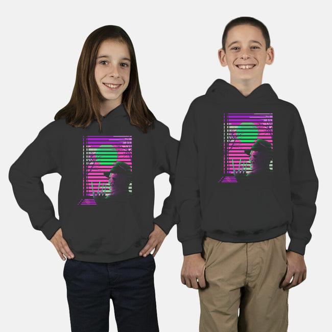 Nostalgia Nightmare-Youth-Pullover-Sweatshirt-Donnie