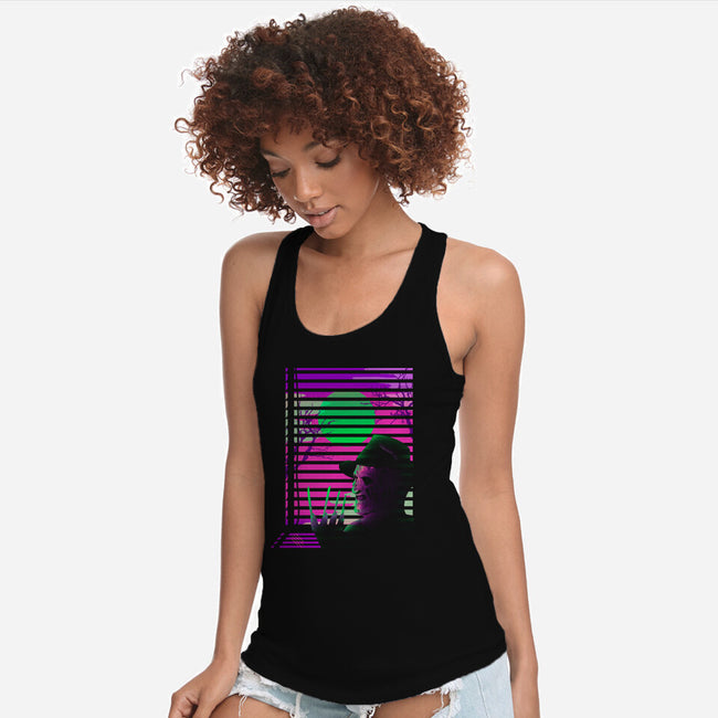 Nostalgia Nightmare-Womens-Racerback-Tank-Donnie