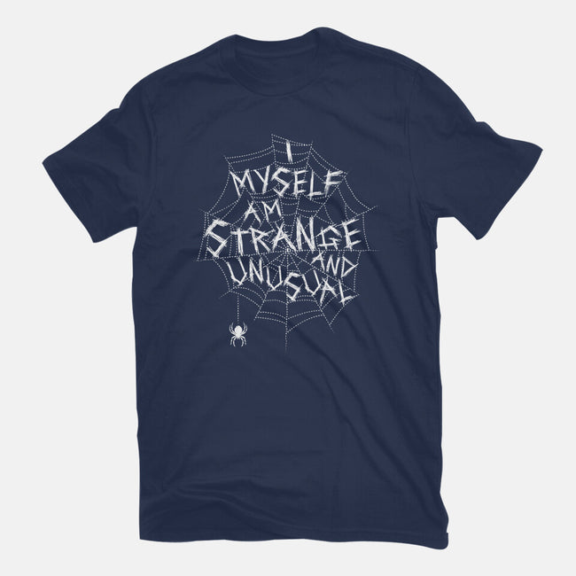 Strange And Unusual Web-Womens-Basic-Tee-Nemons