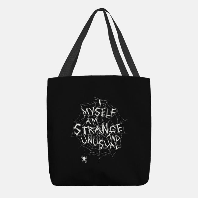 Strange And Unusual Web-None-Basic Tote-Bag-Nemons