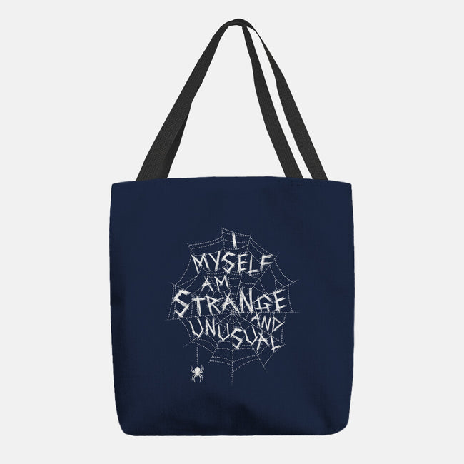 Strange And Unusual Web-None-Basic Tote-Bag-Nemons