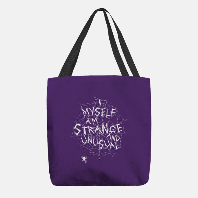 Strange And Unusual Web-None-Basic Tote-Bag-Nemons