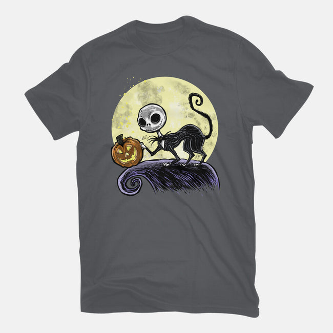 The Game Before Halloween-Unisex-Basic-Tee-zascanauta