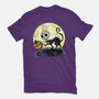 The Game Before Halloween-Womens-Basic-Tee-zascanauta