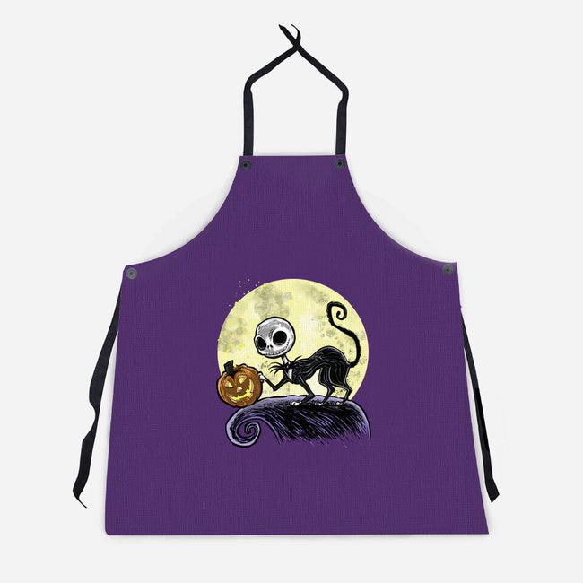 The Game Before Halloween-Unisex-Kitchen-Apron-zascanauta