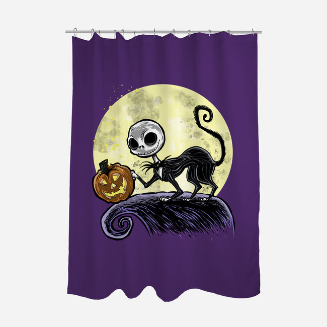 The Game Before Halloween-None-Polyester-Shower Curtain-zascanauta