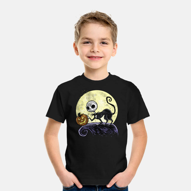 The Game Before Halloween-Youth-Basic-Tee-zascanauta