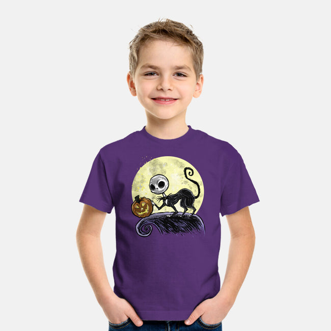 The Game Before Halloween-Youth-Basic-Tee-zascanauta