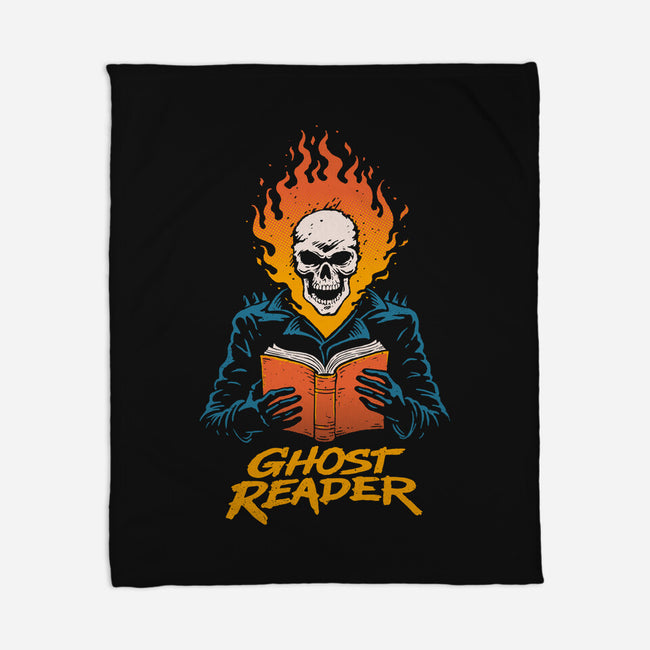 Ghost Reader-None-Fleece-Blanket-dfonseca