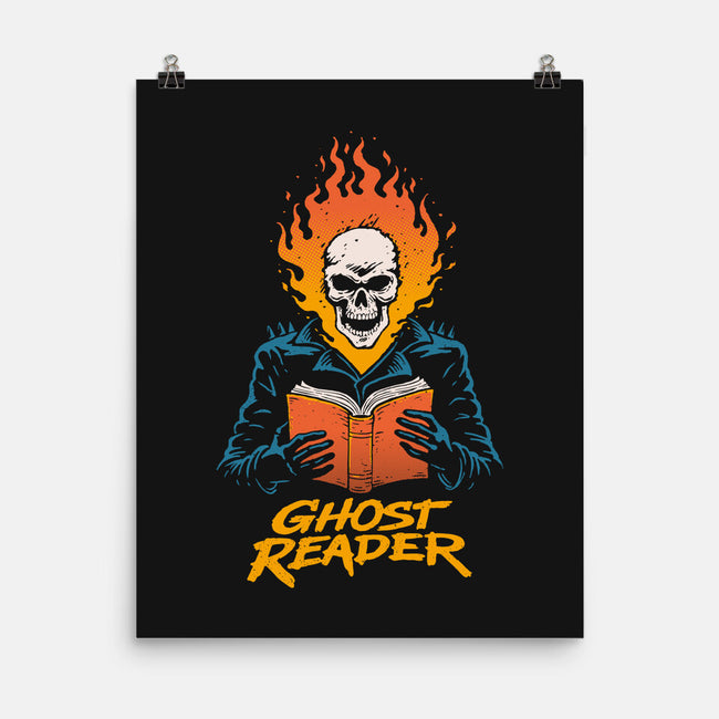 Ghost Reader-None-Matte-Poster-dfonseca