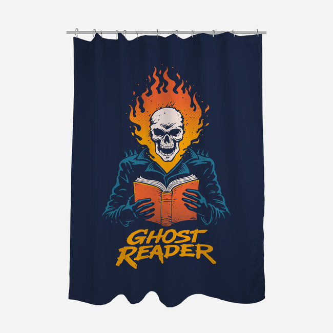 Ghost Reader-None-Polyester-Shower Curtain-dfonseca