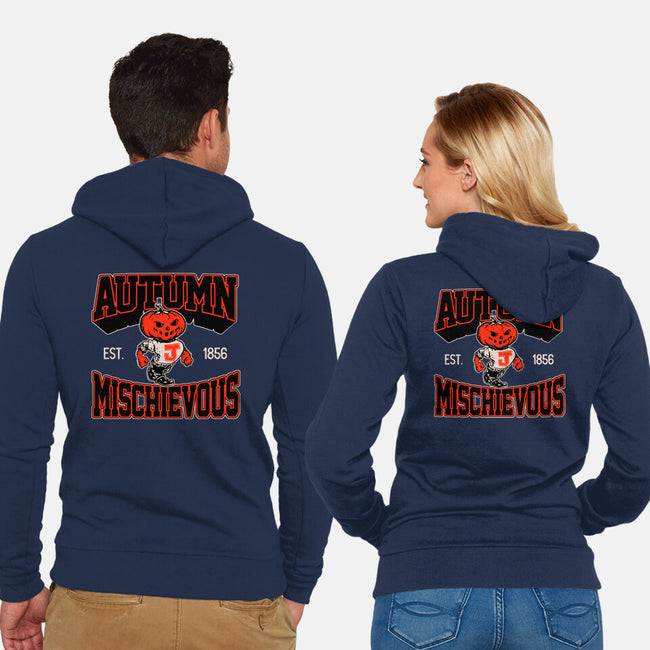 Autumn Mischievous-Unisex-Zip-Up-Sweatshirt-Hafaell