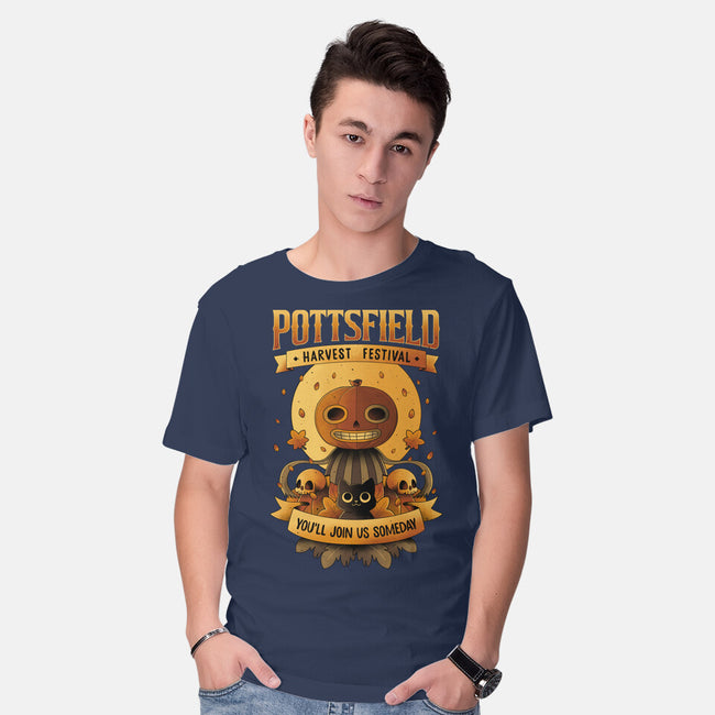 Pottsfield Harvest Festival-Mens-Basic-Tee-retrodivision