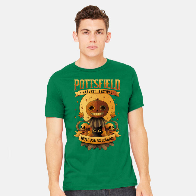 Pottsfield Harvest Festival-Mens-Heavyweight-Tee-retrodivision