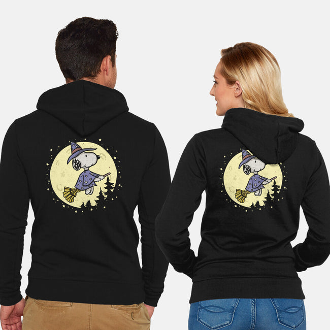 To The Moon And Back-Unisex-Zip-Up-Sweatshirt-Xentee