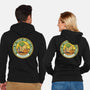 Tonberry Halloween Emblem-Unisex-Zip-Up-Sweatshirt-LAGELANTEE