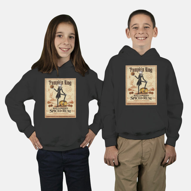 Halloween Spiced Rum-Youth-Pullover-Sweatshirt-NMdesign