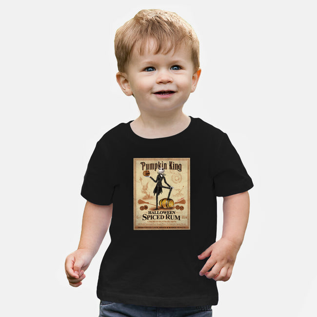 Halloween Spiced Rum-Baby-Basic-Tee-NMdesign