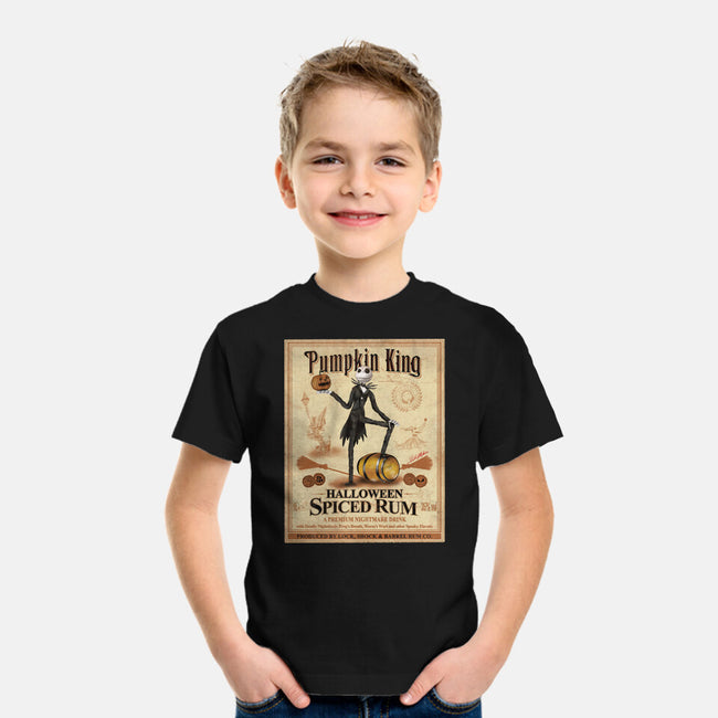 Halloween Spiced Rum-Youth-Basic-Tee-NMdesign