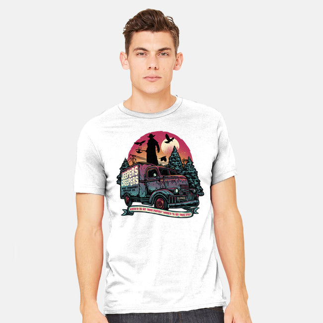 Creepers Transport Service-Mens-Heavyweight-Tee-glitchygorilla