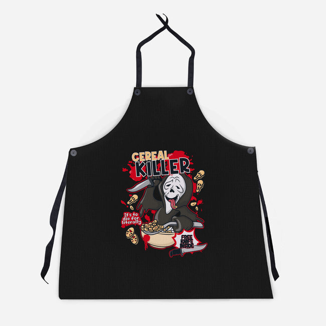 Cereal Literally To Die For-Unisex-Kitchen-Apron-Claudia