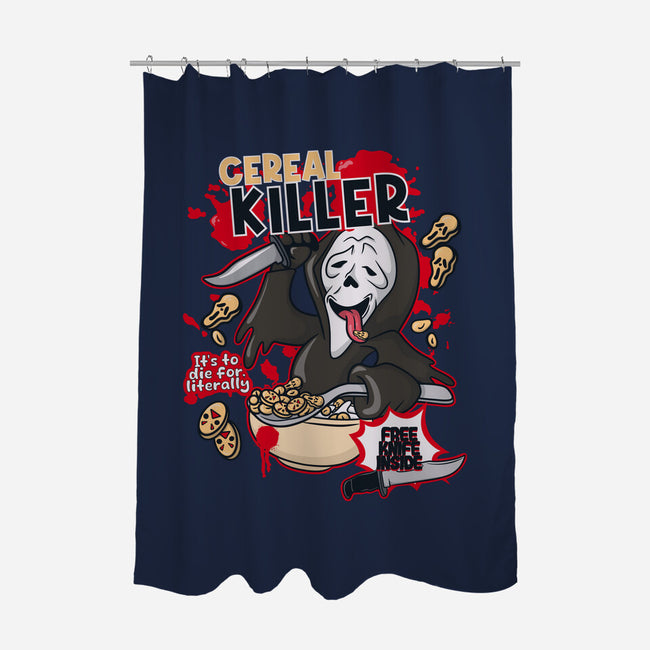 Cereal Literally To Die For-None-Polyester-Shower Curtain-Claudia