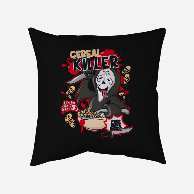 Cereal Literally To Die For-None-Removable Cover w Insert-Throw Pillow-Claudia