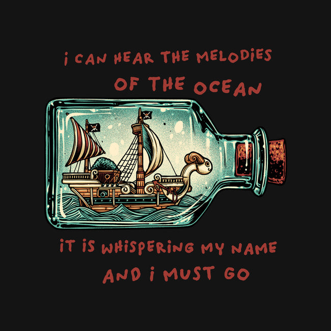 Pirate Ship In A Bottle-None-Matte-Poster-glitchygorilla