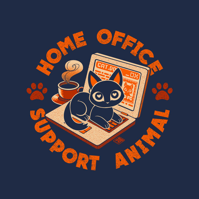 Home Office Animal Support-Baby-Basic-Tee-worlddominationforcats