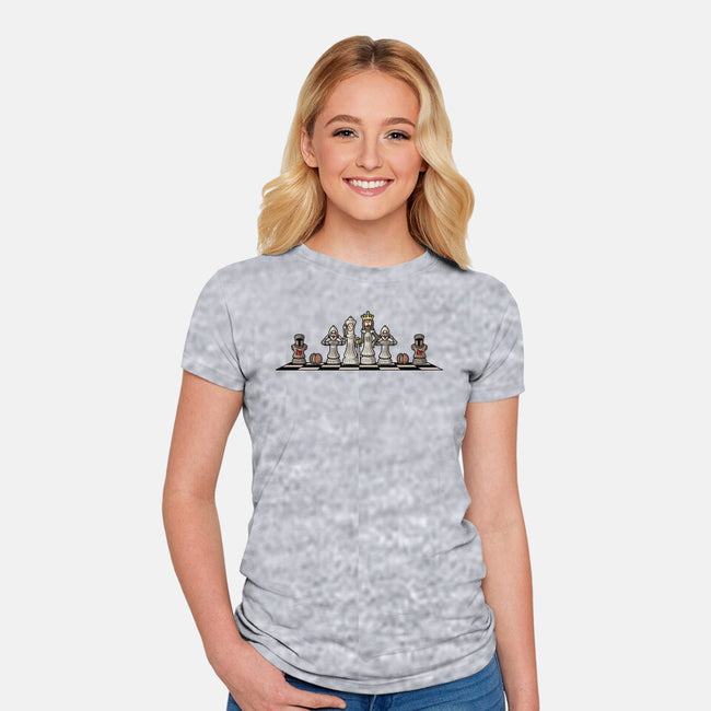 Grail Of Chess-Womens-Fitted-Tee-erion_designs