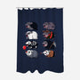 Scary Hippo-None-Polyester-Shower Curtain-Vallina84