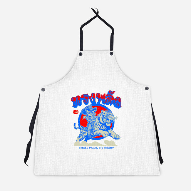 Small Paws Big Heart-Unisex-Kitchen-Apron-Hafaell