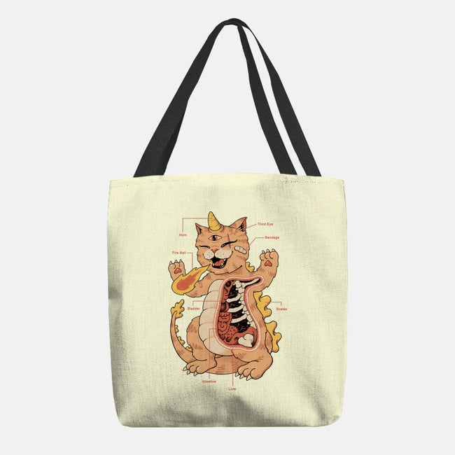 X-Ray Kaiju Meowster-None-Basic Tote-Bag-vp021