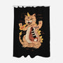 X-Ray Kaiju Meowster-None-Polyester-Shower Curtain-vp021