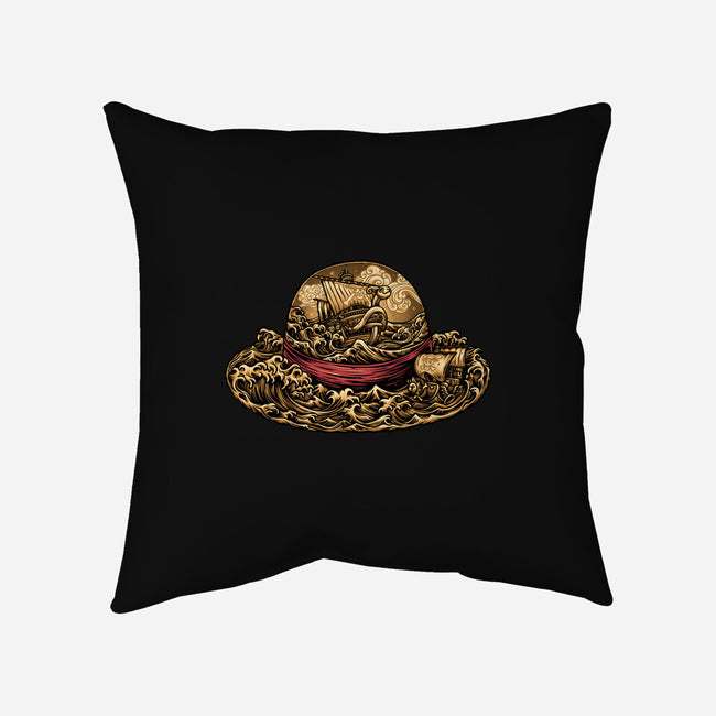 Pirate Hat-None-Removable Cover w Insert-Throw Pillow-glitchygorilla