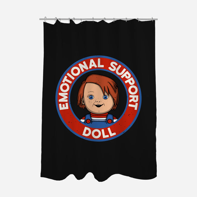 Emotional Support Doll-None-Polyester-Shower Curtain-Melonseta