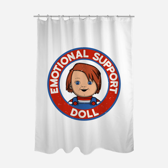 Emotional Support Doll-None-Polyester-Shower Curtain-Melonseta