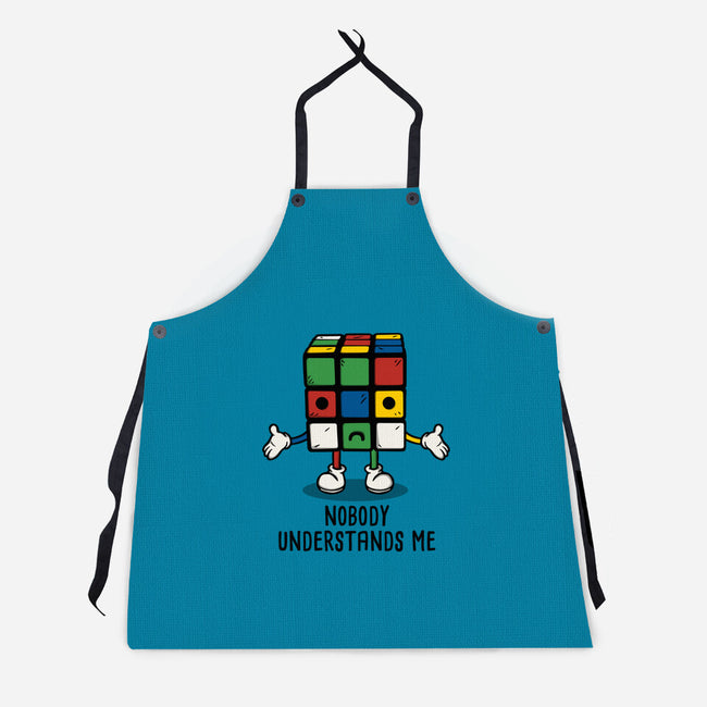 Nobody Understands Me-Unisex-Kitchen-Apron-Melonseta