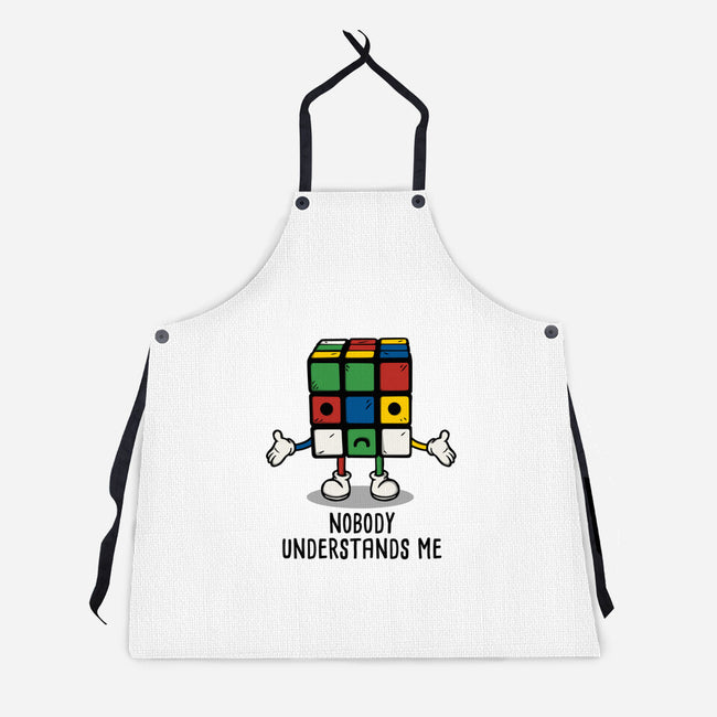 Nobody Understands Me-Unisex-Kitchen-Apron-Melonseta