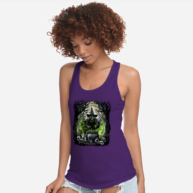 The Wicked Chef Of The West-Womens-Racerback-Tank-zascanauta