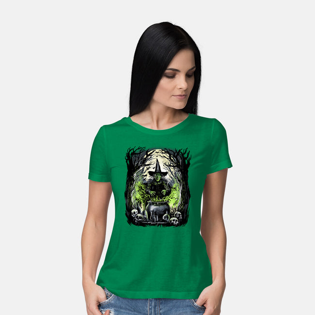 The Wicked Chef Of The West-Womens-Basic-Tee-zascanauta