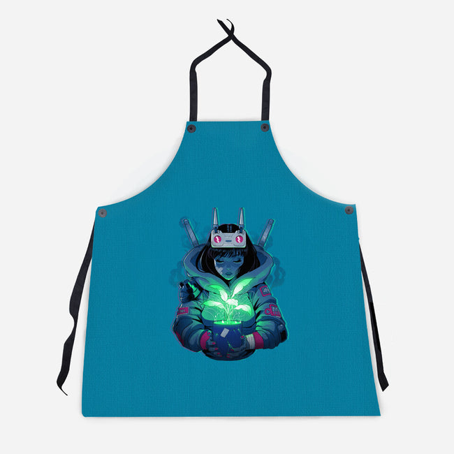 Green Future-Unisex-Kitchen-Apron-Bruno Mota