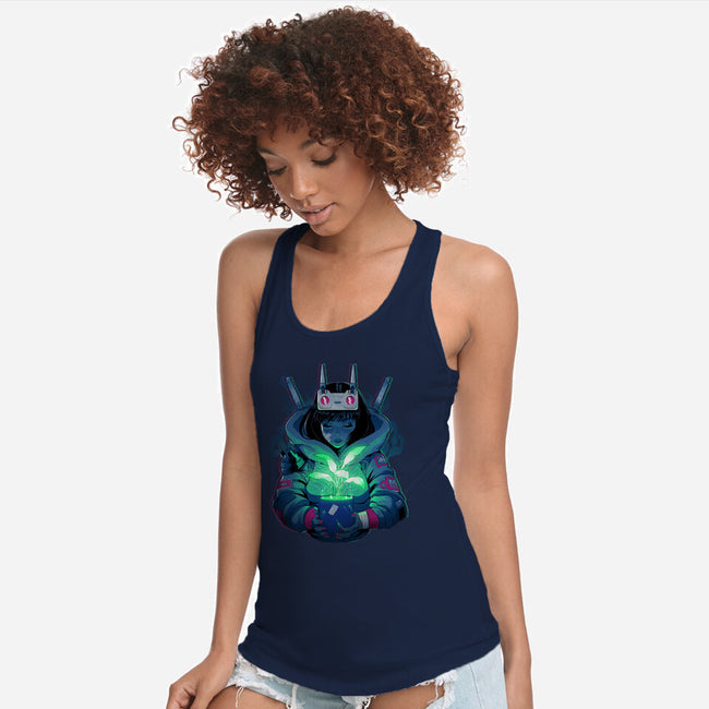 Green Future-Womens-Racerback-Tank-Bruno Mota