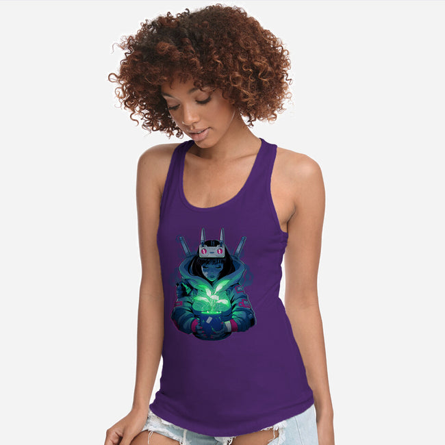 Green Future-Womens-Racerback-Tank-Bruno Mota