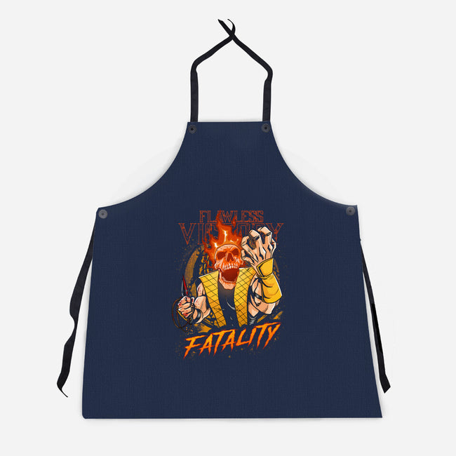 Fatality From Hell-Unisex-Kitchen-Apron-Diego Oliver