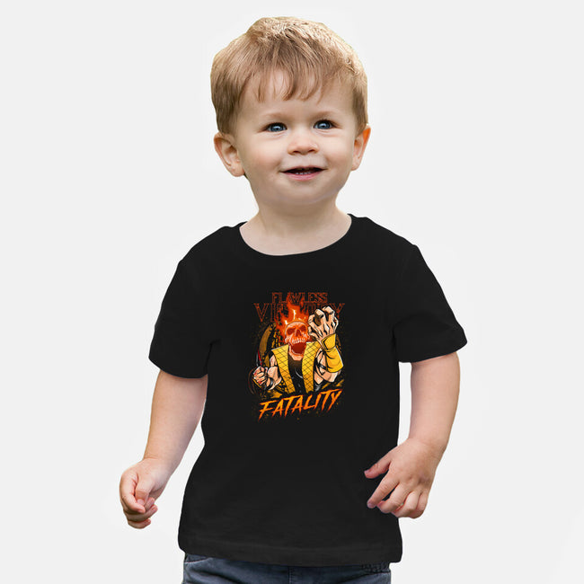 Fatality From Hell-Baby-Basic-Tee-Diego Oliver